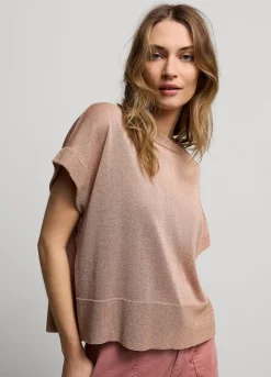 Summum Woman Lurex Boxy Truitje|Vrouwen Truien & Vesten