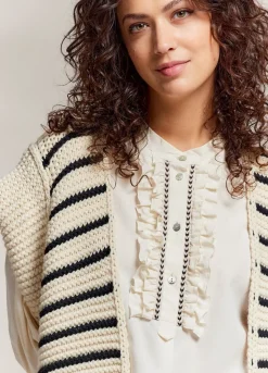 Summum Woman Mouwloos Chunky Vest|Vrouwen Blazers & Jasjes