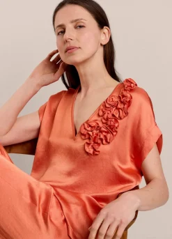 Summum Woman Mouwloze Top Met Accent|Vrouwen Tops & T-Shirts