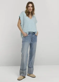 Summum Woman Mouwloze Trui Oversized|Vrouwen Tops & T-Shirts