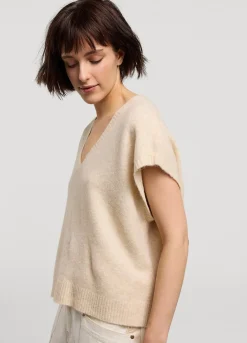 Summum Woman Mouwloze Trui Oversized|Vrouwen Truien & Vesten