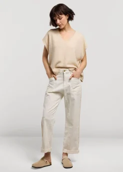 Summum Woman Mouwloze Trui Oversized|Vrouwen Truien & Vesten