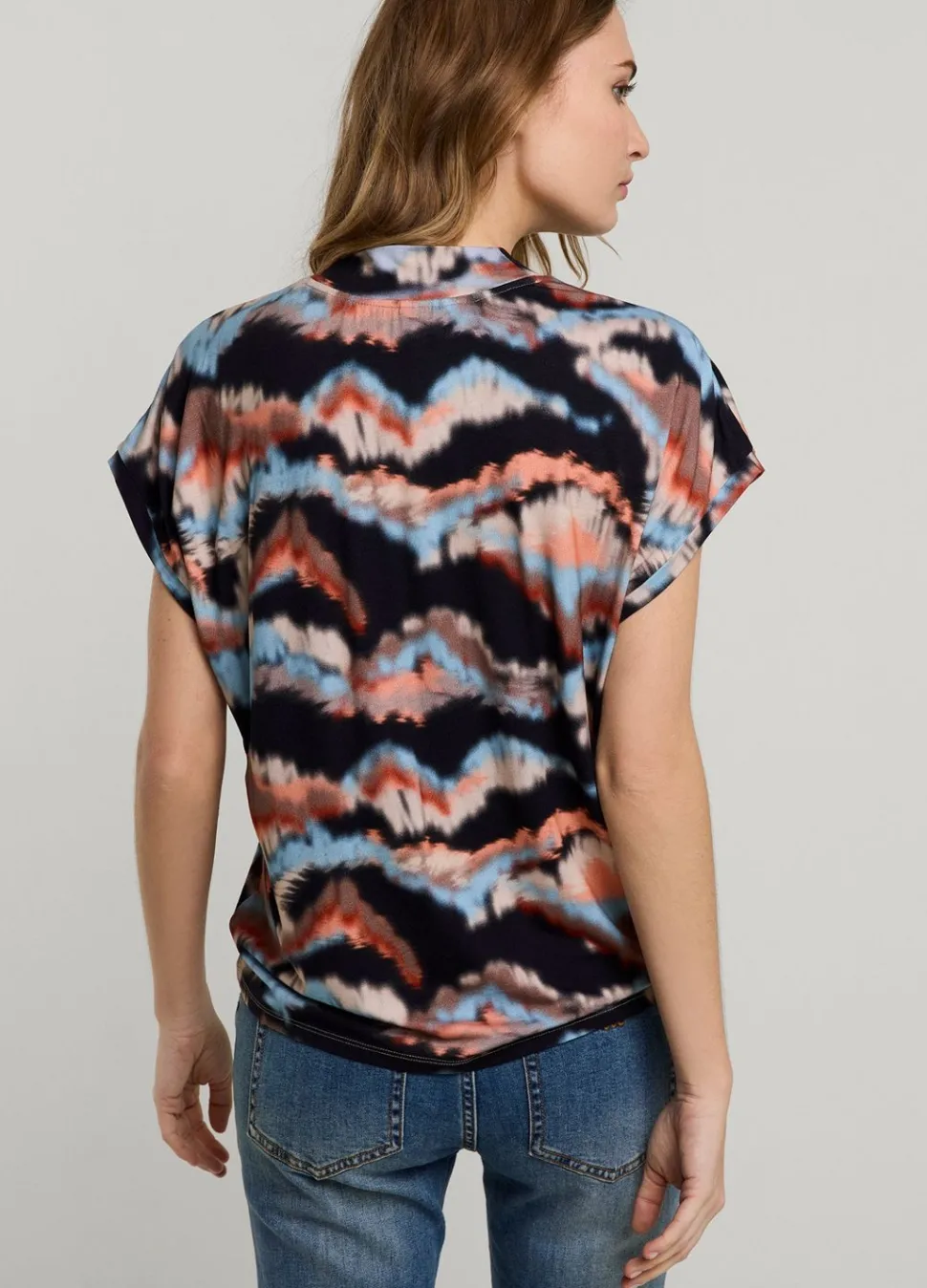 Summum Woman Multicolor Jersey Top|Vrouwen Tops & T-Shirts