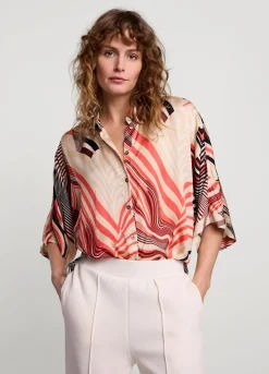 Summum Woman Oversized Blouse|Vrouwen Blouses