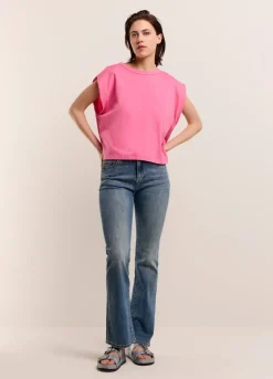 Summum Woman Oversized Jersey Top|Vrouwen Tops & T-Shirts