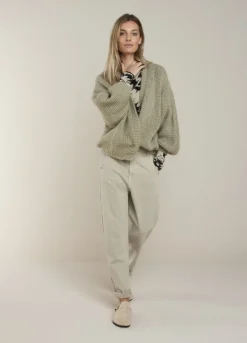 Summum Woman Oversized Open Vest|Vrouwen Truien & Vesten