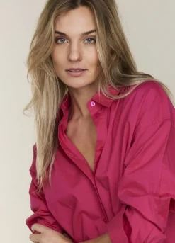 Summum Woman Poplin Blouse|Vrouwen Blouses