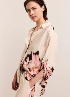 Summum Woman Relaxte Blouse Met Print|Vrouwen Blouses