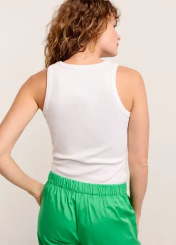 Summum Woman Rib Tanktop|Vrouwen Tops & T-Shirts