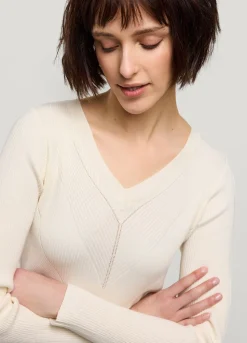 Summum Woman Ribgebreid Truitje|Vrouwen Truien & Vesten