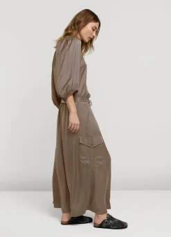 Summum Woman Satijnen Top V-Hals|Vrouwen Tops & T-Shirts