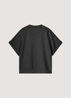 Summum Woman Scuba Top Met Korte Mouw|Vrouwen Tops & T-Shirts