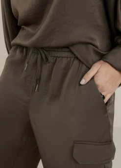 Summum Woman Silky Touch Cargo|Vrouwen Broeken & Jumpsuits