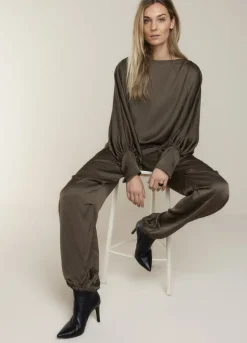 Summum Woman Silky Touch Cargo|Vrouwen Broeken & Jumpsuits