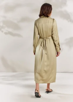 Summum Woman Silky Touch Doorknoopjurk|Vrouwen Jurken