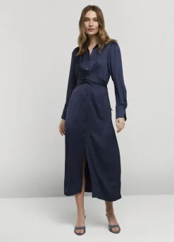 Summum Woman Silky Touch Doorknoopjurk|Vrouwen Jurken
