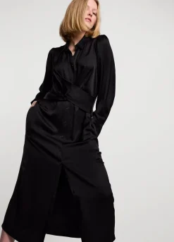 Summum Woman Silky Touch Doorknoopjurk|Vrouwen Jurken