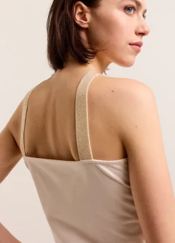 Summum Woman Singlet Gekruiste Halslijn|Vrouwen Tops & T-Shirts