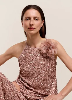 Summum Woman Singlet Met Pailletten|Vrouwen Tops & T-Shirts