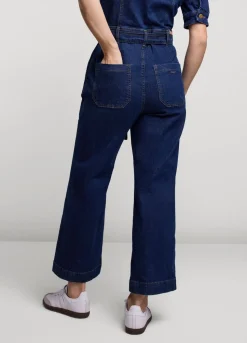 Summum Woman Slim Fit Denim Jumpsuit|Vrouwen Broeken & Jumpsuits