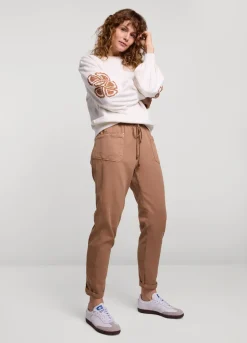 Summum Woman Soepelvallende Chino|Vrouwen Broeken & Jumpsuits