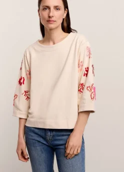 Summum Woman Sweatshirt Met Pailletten|Vrouwen Truien & Vesten