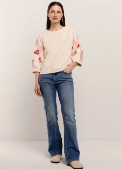 Summum Woman Sweatshirt Met Pailletten|Vrouwen Truien & Vesten