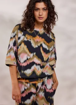 Summum Woman Sweatshirt Waterverf|Vrouwen Tops & T-Shirts