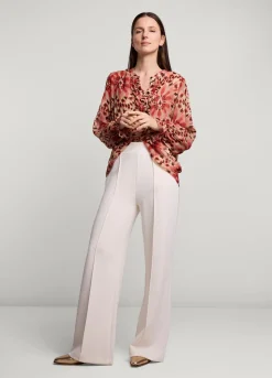 Summum Woman Top Met Dubbele Ruches|Vrouwen Blouses