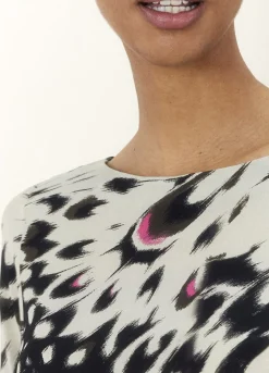 Summum Woman Top Met Flared Mouwen|Vrouwen Blouses