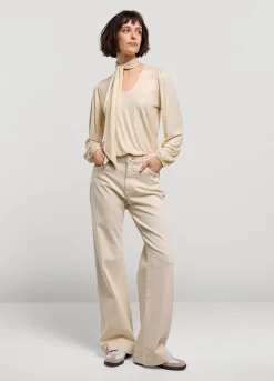 Summum Woman Top Met Losse Sjaal|Vrouwen Tops & T-Shirts