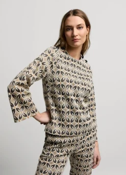 Summum Woman Top Met Trompetmouw|Vrouwen Tops & T-Shirts