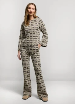 Summum Woman Top Met Trompetmouw|Vrouwen Tops & T-Shirts