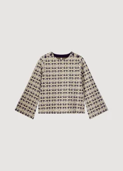 Summum Woman Top Met Trompetmouw|Vrouwen Tops & T-Shirts