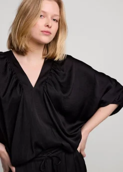 Summum Woman Top Met Vleermuismouw|Vrouwen Tops & T-Shirts