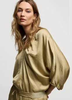 Summum Woman Top Met Vleermuismouw|Vrouwen Tops & T-Shirts