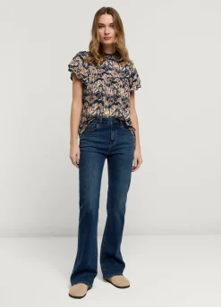 Summum Woman Top Met Vlindermouw|Vrouwen Tops & T-Shirts