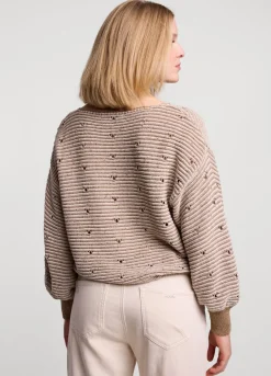 Summum Woman Trui Met Ingebreide Streep|Vrouwen Truien & Vesten