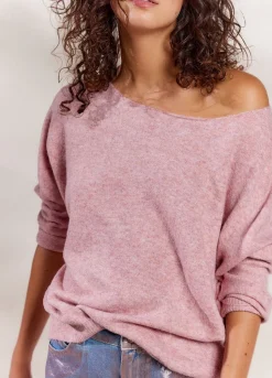 Summum Woman Trui Met Wijde Boothals|Vrouwen Truien & Vesten