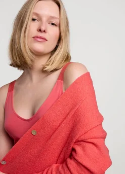 Summum Woman Vestje Met Parelmoer Knoopjes|Vrouwen Truien & Vesten