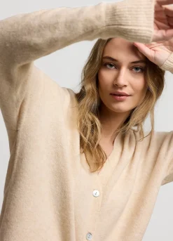 Summum Woman Vestje Met Parelmoer Knoopjes|Vrouwen Truien & Vesten