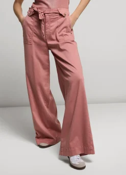 Summum Woman Wijde Broek Met Ceintuur|Vrouwen Broeken & Jumpsuits