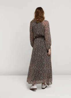 Summum Woman Wijde Jurk Met Bloemenprint|Vrouwen Jurken