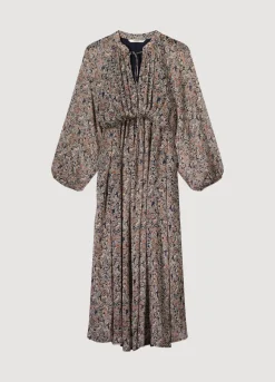 Summum Woman Wijde Jurk Met Bloemenprint|Vrouwen Jurken