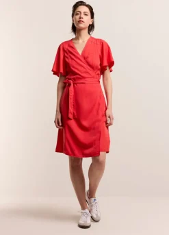 Summum Woman Wikkeljurk Met Vlindermouw|Vrouwen Jurken