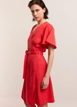 Summum Woman Wikkeljurk Met Vlindermouw|Vrouwen Jurken