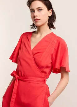 Summum Woman Wikkeljurk Met Vlindermouw|Vrouwen Jurken